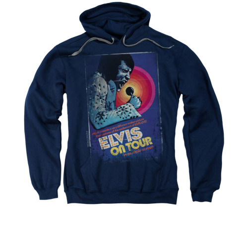 Elvis Hoodie - On Tour Poster