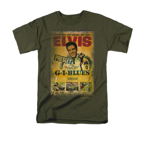 Elvis T-Shirt - GI Blues Poster