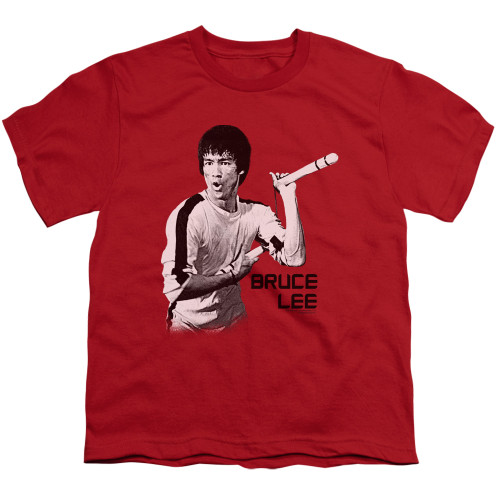 Image for Bruce Lee Youth T-Shirt - Nunchuck