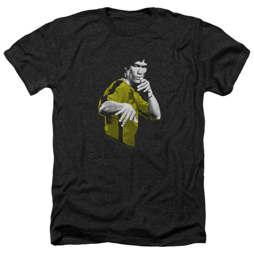 Image for Bruce Lee Heather T-Shirt - Suit of Death