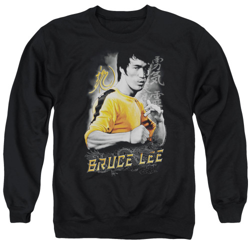 Image for Bruce Lee Crewneck - Yellow Dragon