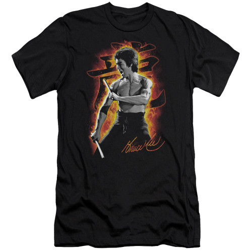 Image for Bruce Lee Premium Canvas Premium Shirt - Dragon Fire