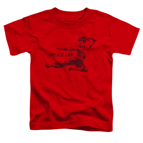 Image for Bruce Lee Toddler T-Shirt - Line Kick