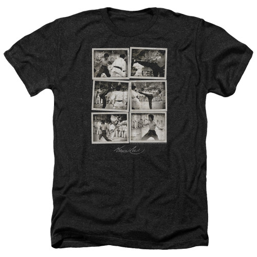 Image for Bruce Lee Heather T-Shirt - Snap Shots