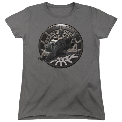 Image for Battlestar Galactica Womans T-Shirt - Raptor Squadron