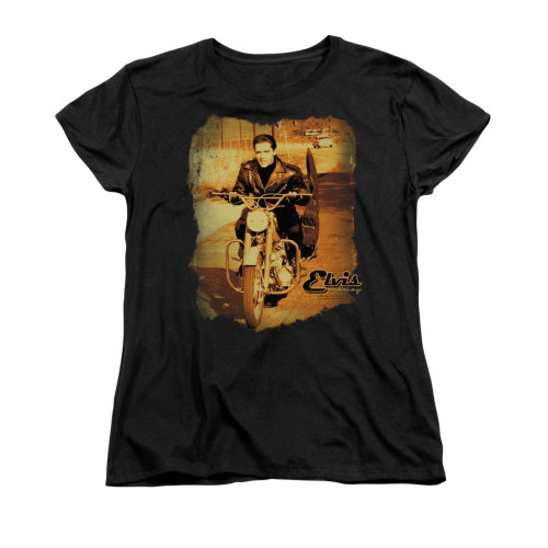 Elvis Woman's T-Shirt - Hit the Road