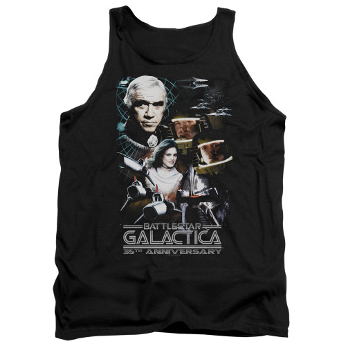 Image for Battlestar Galactica Tank Top - 35th Anniversary Collage