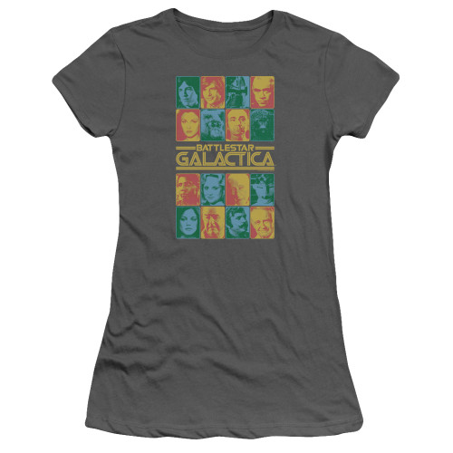 Image for Battlestar Galactica Girls T-Shirt - 35th Anniversary Cast