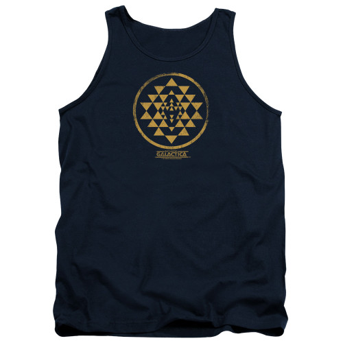 Image for Battlestar Galactica Tank Top - Gold Squadron Patch