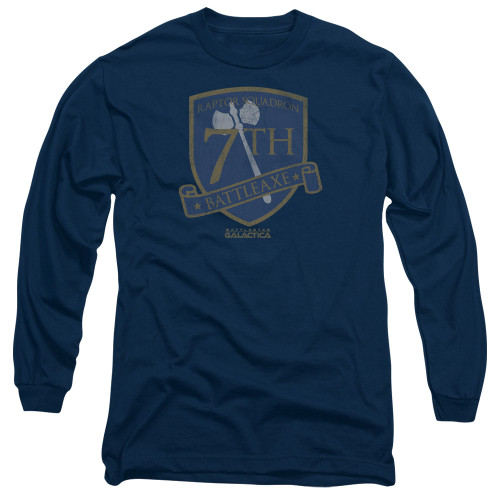 Image for Battlestar Galactica Long Sleeve Shirt - Battleaxe Badge