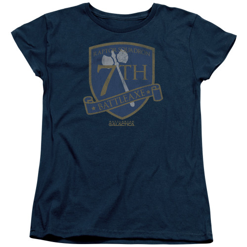 Image for Battlestar Galactica Womans T-Shirt - Battleaxe Badge