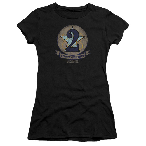 Image for Battlestar Galactica Girls T-Shirt - Strike Fighter Badge