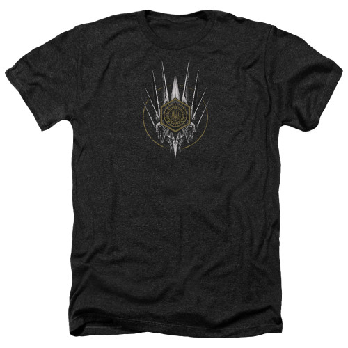 Image for Battlestar Galactica Heather T-Shirt - Crest of Ships