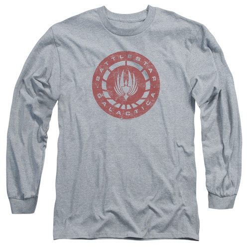 Image for Battlestar Galactica Long Sleeve Shirt - Eroded Logo