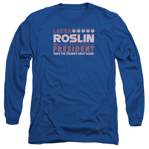 Image for Battlestar Galactica Long Sleeve Shirt - Roslin for President