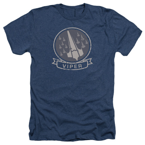 Image for Battlestar Galactica Heather T-Shirt - Viper Squad