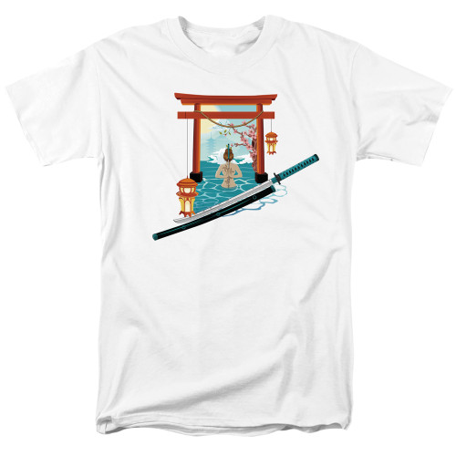 Image for Anime T-Shirt - Tori Gate With Sword