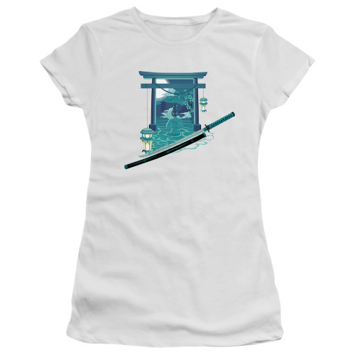 Image for Anime Girls T-Shirt - Nightfall Tori Gate With Sword