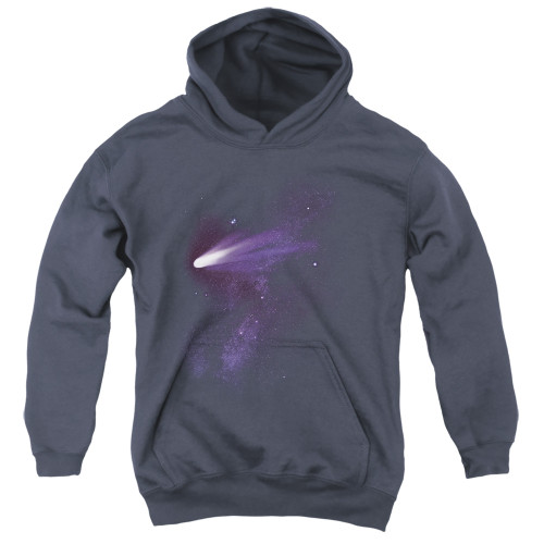 Image for Outer Space Youth Hoodie - Haley's Comet Navy