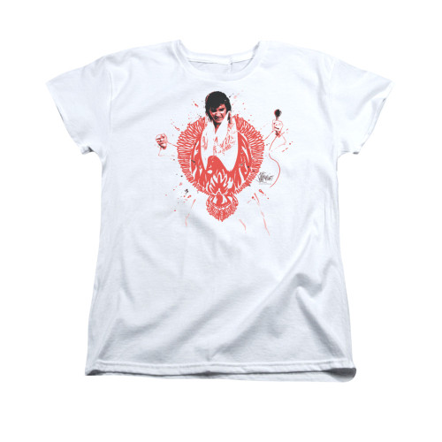 Elvis Woman's T-Shirt - Red Pheonix