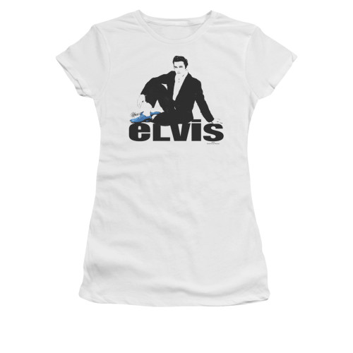 Elvis Girls T-Shirt - Blue Suede