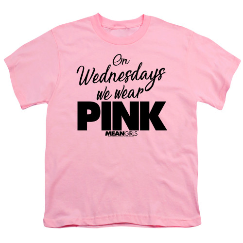 Image for Mean Girls Youth T-Shirt - Pink
