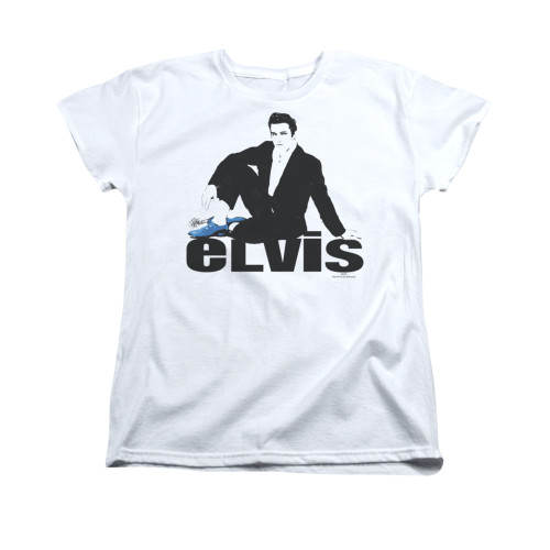 Elvis Woman's T-Shirt - Blue Suede