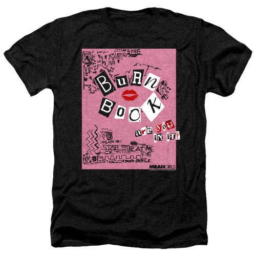 Image for Mean Girls Heather T-Shirt - Burn Book