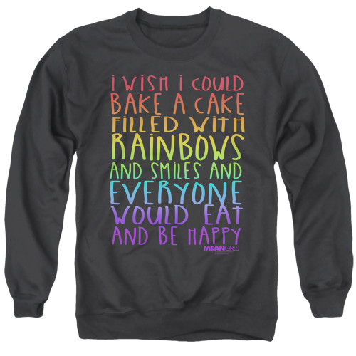 Image for Mean Girls Crewneck - Rainbows and Cake