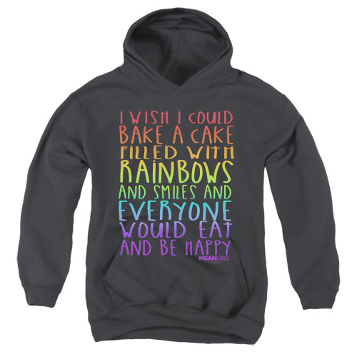 Image for Mean Girls Youth Hoodie - Rainbows and Cake