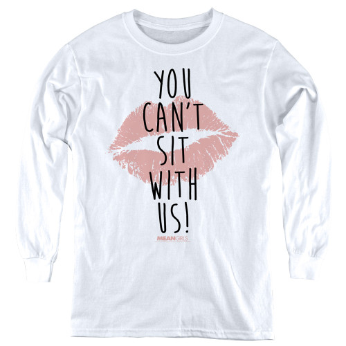 Image for Mean Girls Youth Long Sleeve T-Shirt - You Can't Sit With Us