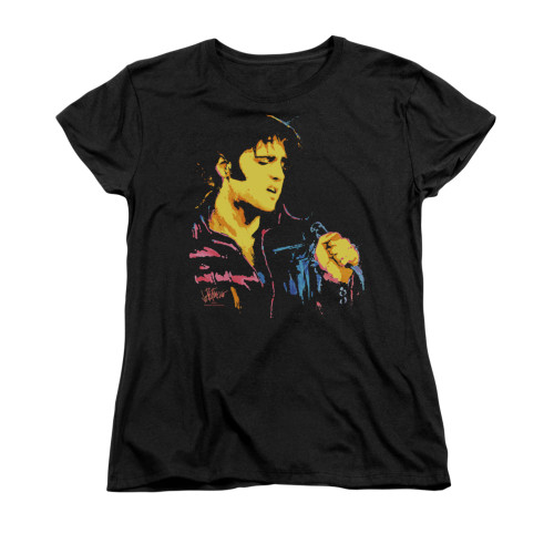 Elvis Woman's T-Shirt - Neon Elvis