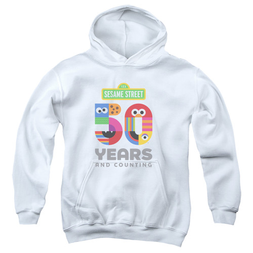 Image for Sesame Street Youth Hoodie - 50 Years Logo