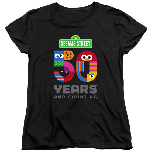Image for Sesame Street Womans T-Shirt - 50 Years