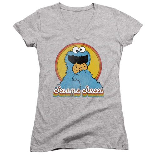 Image for Sesame Street Girls V Neck - Cookie Monster Layers