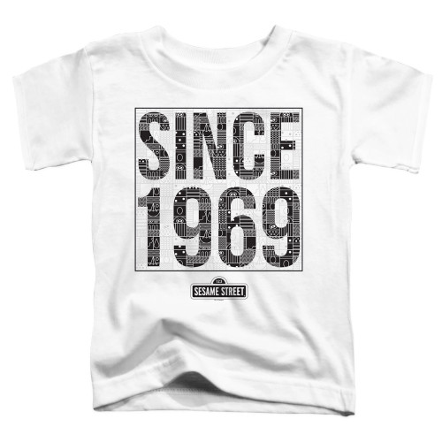 Image for Sesame Street Toddler T-Shirt - Since 1969 Pattern