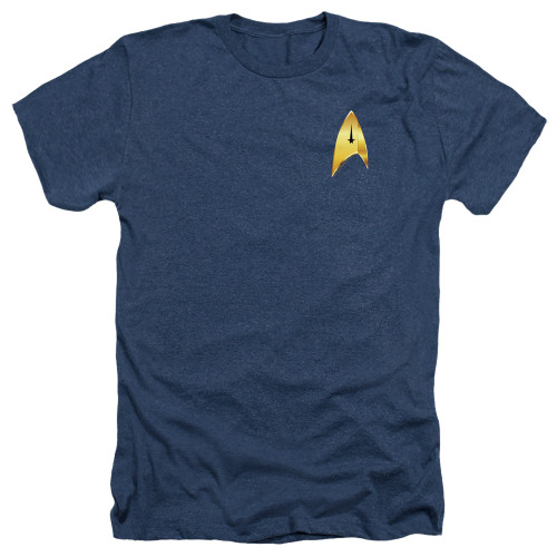 Image for Star Trek Discovery Heather T-Shirt - Command Badge