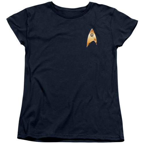 Image for Star Trek Discovery Womans T-Shirt - Operations Badge