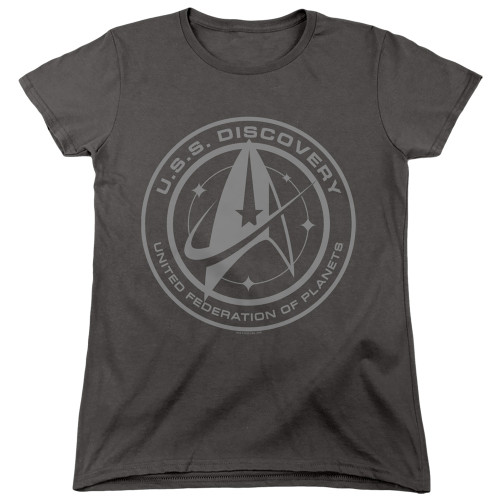 Image for Star Trek Discovery Womans T-Shirt - Discovery Crest