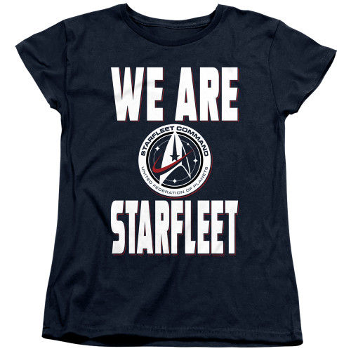 Image for Star Trek Discovery Womans T-Shirt - We Are Starfleet
