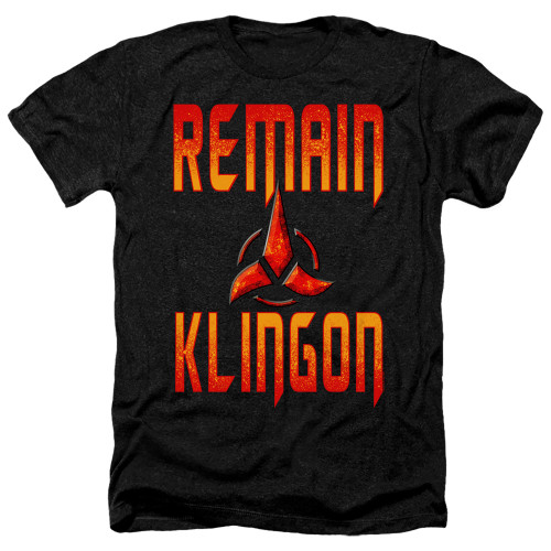 Image for Star Trek Discovery Heather T-Shirt - Remain Klingon