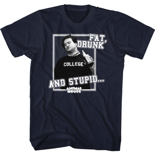 Image for Animal House T-Shirt - Drunk and Stupid