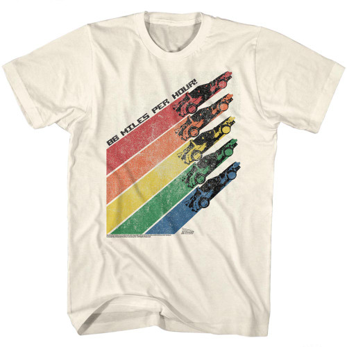 Image for Back to the Future T-Shirt - Rainbow