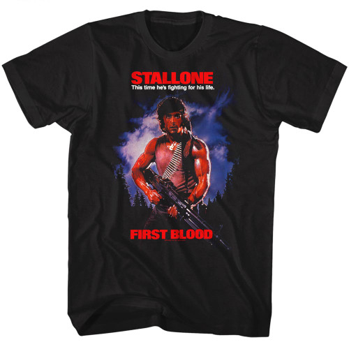 Image for Rambo T-Shirt - First Blood His Life