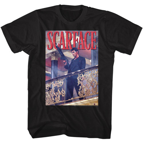 Image for Scarface T-Shirt - Railing Shot