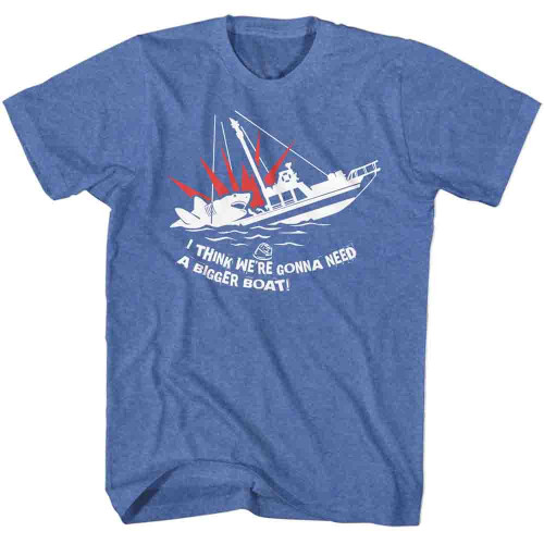Image for Jaws T-Shirt - Much Bigger Boat