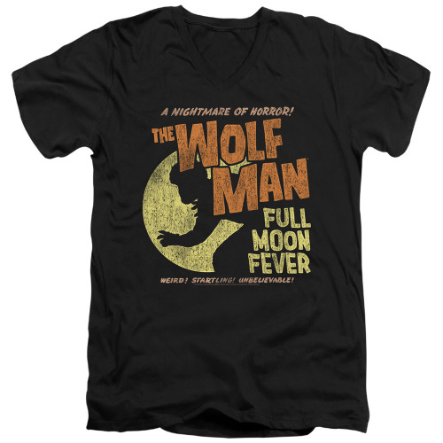 Image for The Wolfman V Neck T-Shirt - Full Moon Fever