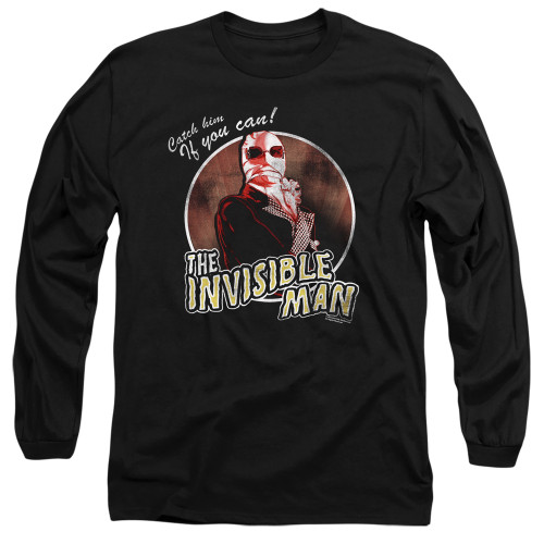 Image for The Invisible Man Long Sleeve Shirt - Catch Him if You Can