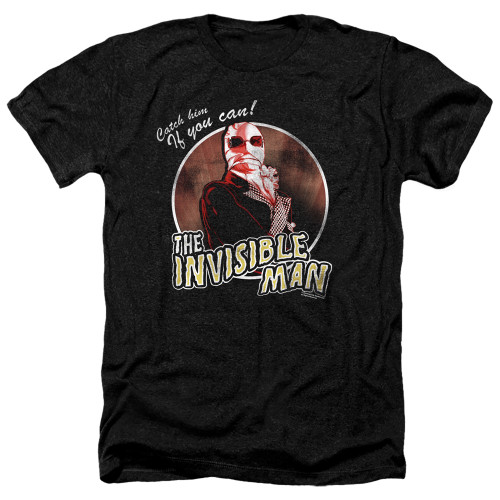 Image for The Invisible Man Heather T-Shirt - Catch Him if You Can
