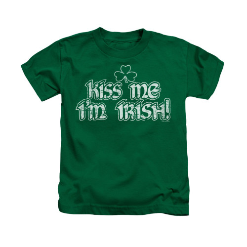 Saint Patricks Day Kids T-Shirt - Kiss Me I'm Irish
